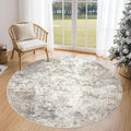 UERMEI 5ft Round Area Rug Living Room Rugs by UERMEI