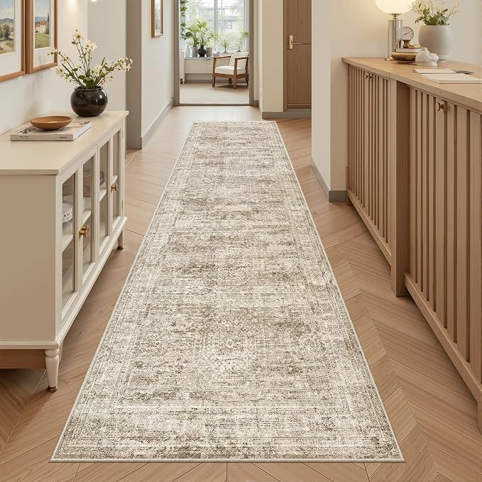 Soalmost Runner Rug 2'x8' Washable Non-Slip Runner Rugs - Image 2