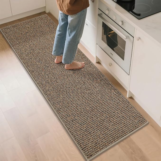 BEQHAUSE Kitchen Runner Rugs 24"x72", Non-Slip Kitchen Mats by BEQHAUSE
