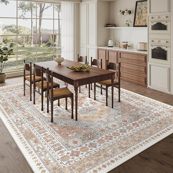 zesthome 9x12 Area Rugs, Stain Resistant Washable Rug, Ultra-Thin Rugs - Image 9