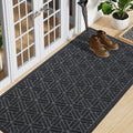Smiry Front Door Mat Outside Entrance, Heavy Duty Sturdy Natural Rubber Doormat by Smiry