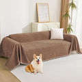 MYSKY HOME Boho Couch Cover Camel Sofa Covers by MYSKYHOME