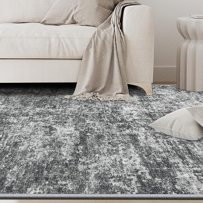 9x12 Area Rugs for Living Room Rug Washable: Abstract Large Rug for Dining Room - Image 9