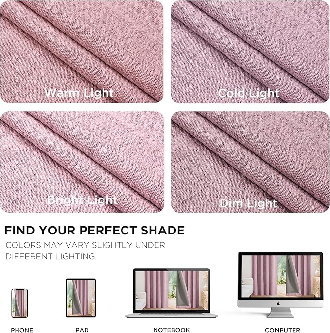 Joydeco Linen Blackout Curtains - Image 9