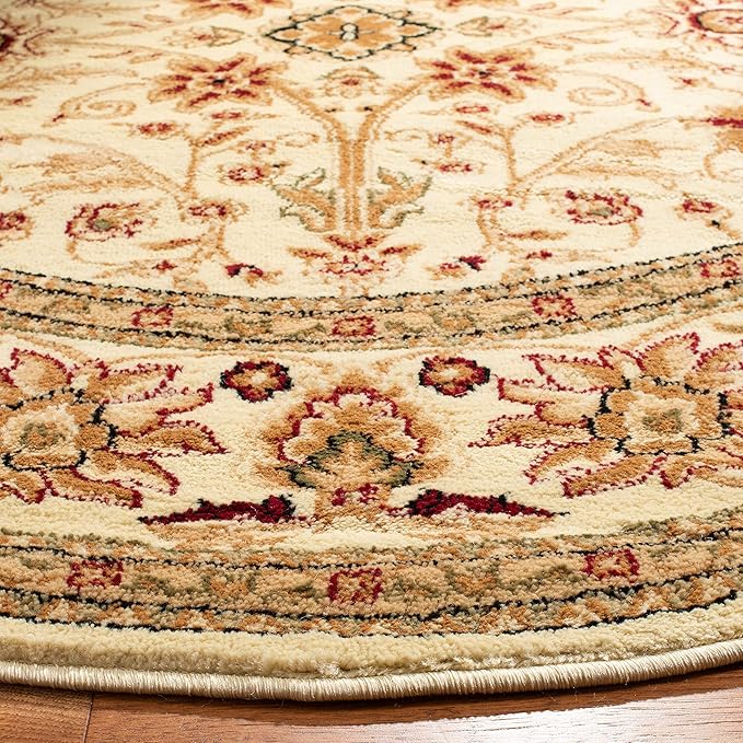 SAFAVIEH Lyndhurst Collection 10' Round Ivory/Ivory LNH212L Traditional - Image 4