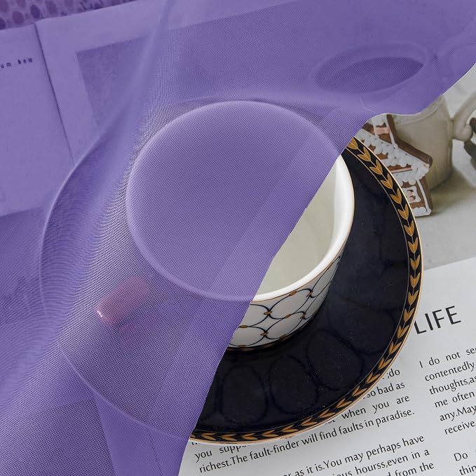 Chyhomenyc Purple Sheer Valances - Image 3