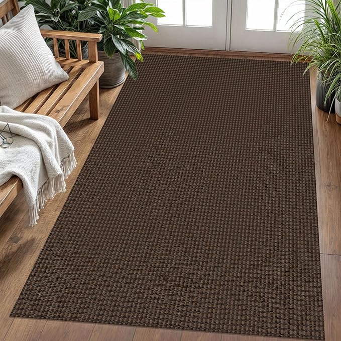 KOZYFLY Washable Area Rug 4x6 ft Non Slip Rubber Backed Living Room Rugs by KOZYFLY