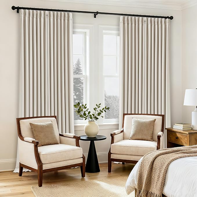 102 Inch Pinch Pleated Blackout Curtains - Image 9