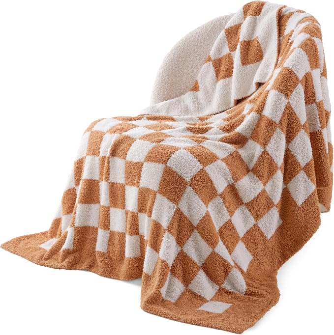 Bedsure GentleSoft Checkered Throw Blanket - Image 8