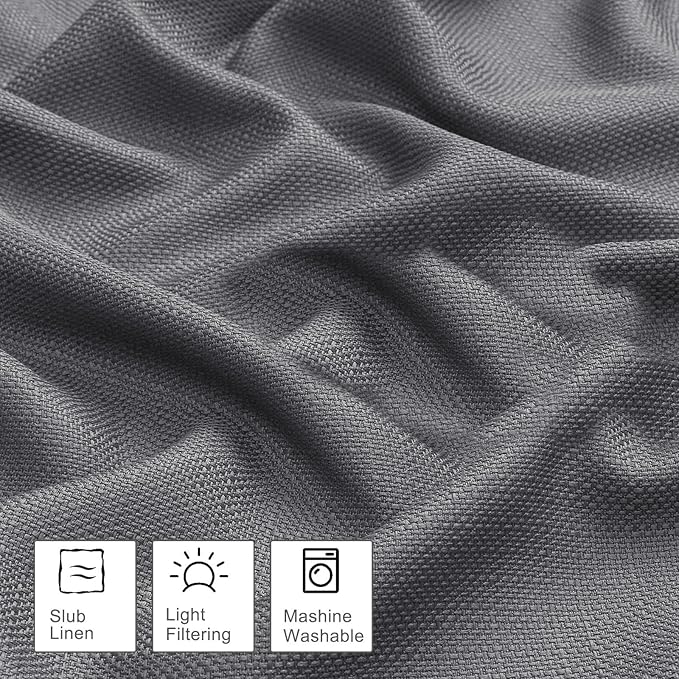 OWENIE Bob 1 PCS Dark Grey Valances - Image 4