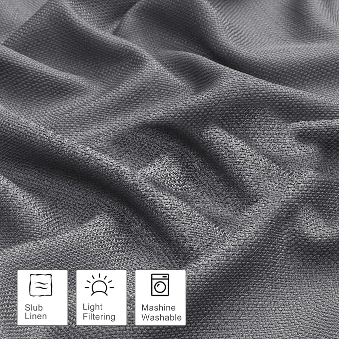 OWENIE Bob 1 PCS Dark Grey Valances - Image 3