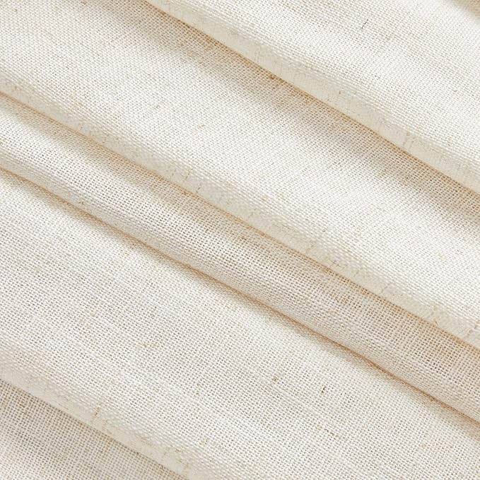 MYSKY HOME Kitchen Window Curtains Half Sheer Drapes 45 Inches Long, Boho - Image 6