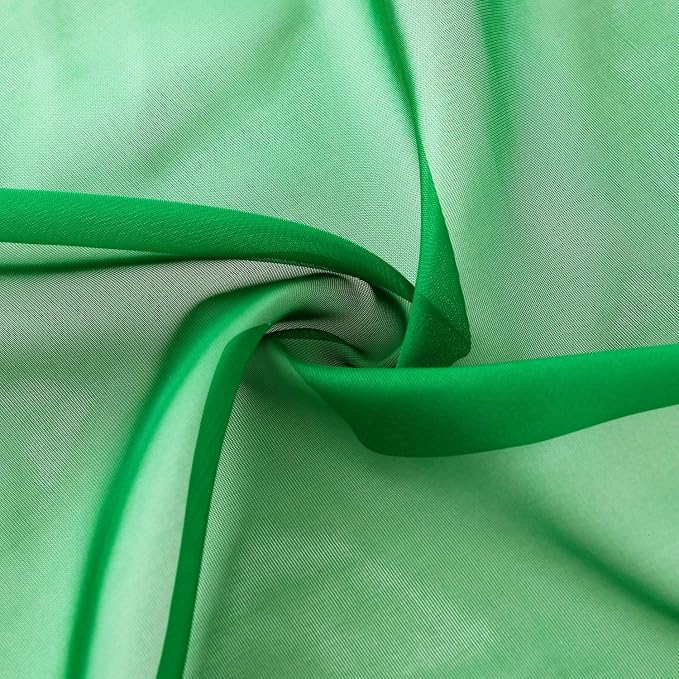 SpaceDresser Sheer Voile Window Treatment Rod Pocket Curtain Panels - Image 5