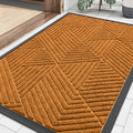 Smiry Front Door Mat Outside Entrance, Heavy Duty Sturdy Natural Rubber Doormat by Smiry