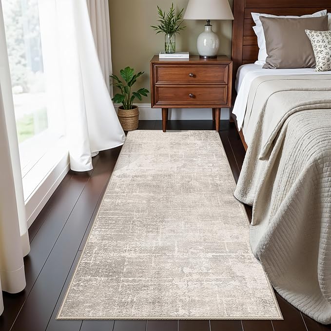 Washable 2x5 Kitchen Runner Rug: Abstract Water Resistant Sink Stove Entryway - Image 4