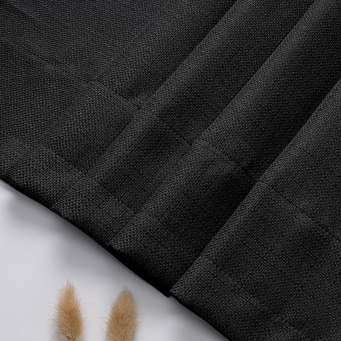 Chyhomenyc Black Short Curtain Valance - Image 9