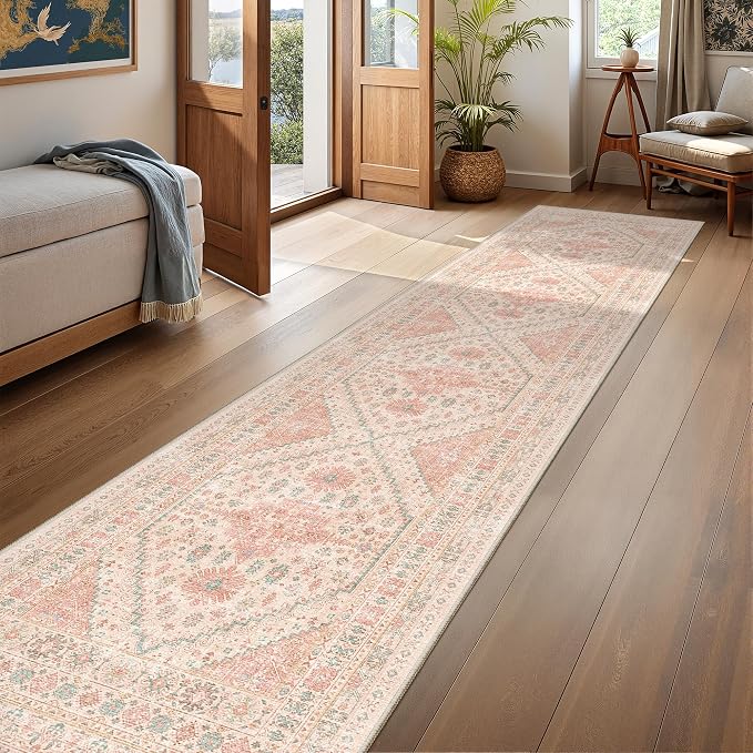 Runner Rug 2x10, Ultra-Thin Kitchen Rugs Non Slip Washable Rugs - Image 5