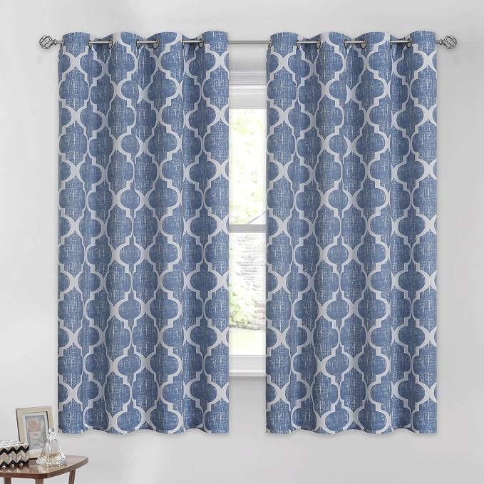 Beauoop 100% Blackout Curtains 63 Inches Long 2 Panels by Beauoop