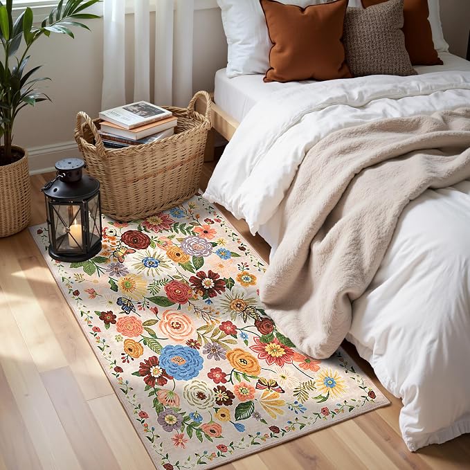 2x5 Entryway Runner Rugs, Non Slip Washable Rugs - Image 2