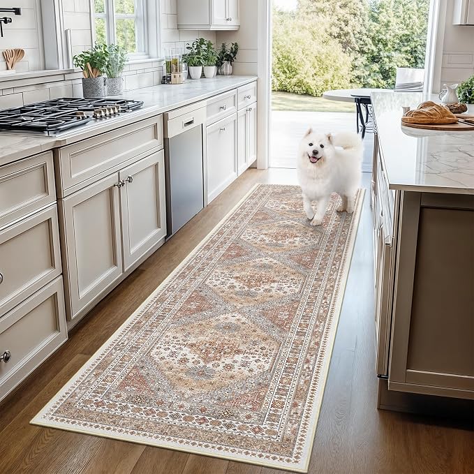 Hallway Runner Rug 2x12, Extra Long Washable Runner Rugs - Image 9