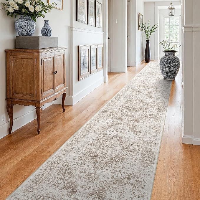 3x25 Washable Hallway Runner Rug - Image 2