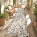 Yamaziot Washable Runner Rug 2x10 – Floral Non Slip Boho Hallway Runner Rug by Yamaziot