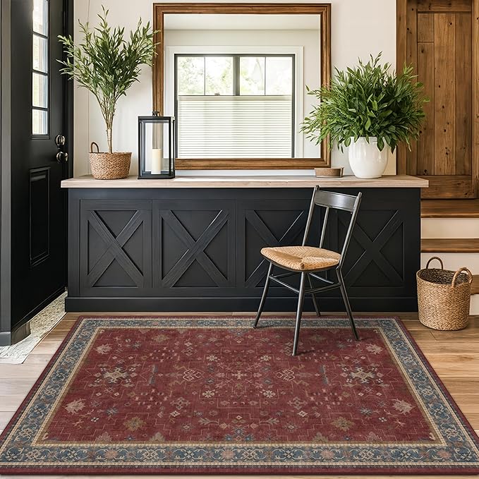 Turkish 4x6 Rug for Living Room Small - Image 3