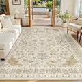 Madane 5x7 Area Rugs for Living Room, Non-Slip Washable Rug, Soft Low Pile by Madane