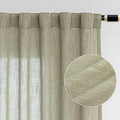 MYSKY HOME Sage Green Living Room Curtains 84 Inch Length 2 Panels Set by MYSKYHOME
