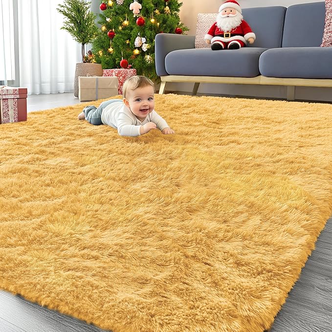 OLANLY 8x10 Machine Washable Large Area Rugs by OLANLY