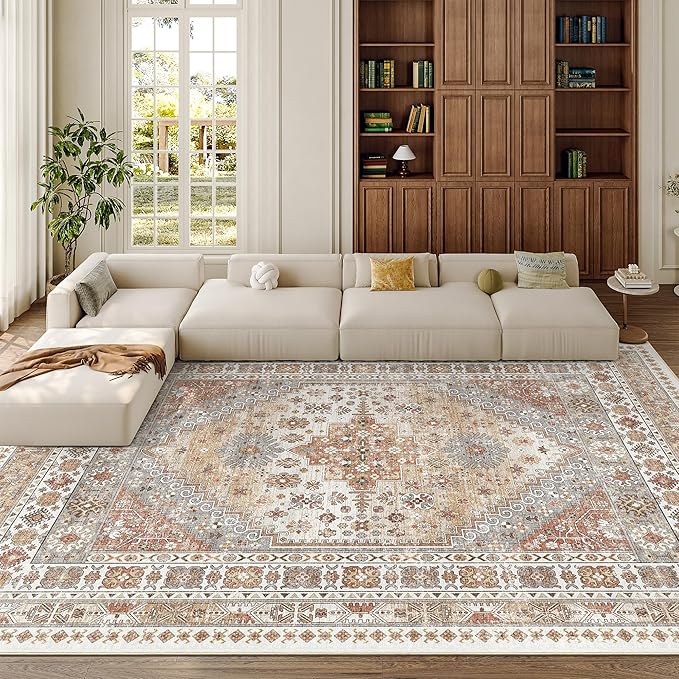 zesthome 10x12 Area Rugs, Stain Resistant Washable Rug, Ultra-Thin Rugs - Image 4