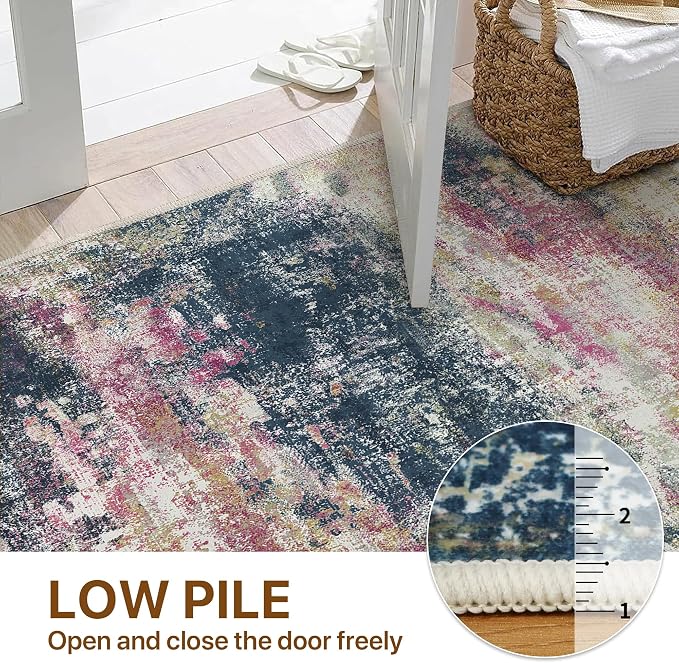 Area Rugs 8x10 for Living Room Bedroom, Modern Abstract Machine Washable Rug - Image 9