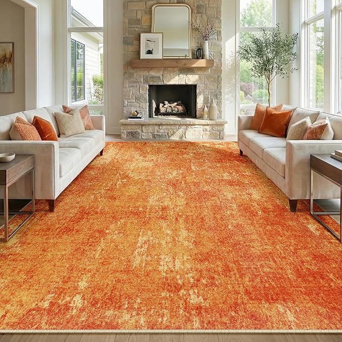 Washable Area Rugs 5'x7' Non-Slip Modern Abstract Soft - Image 9