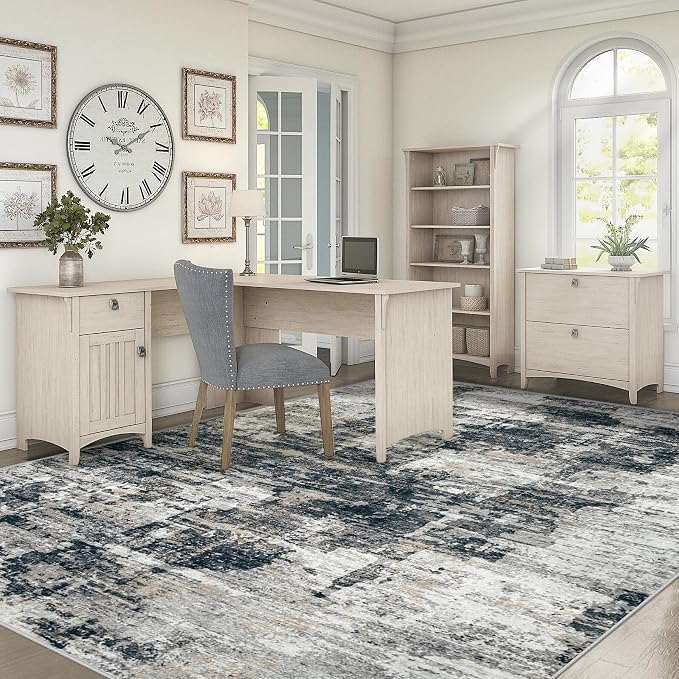 6x9 Area Rugs for Living Room, Washable Modern Abstract Large Area Rug Neutral - Image 7