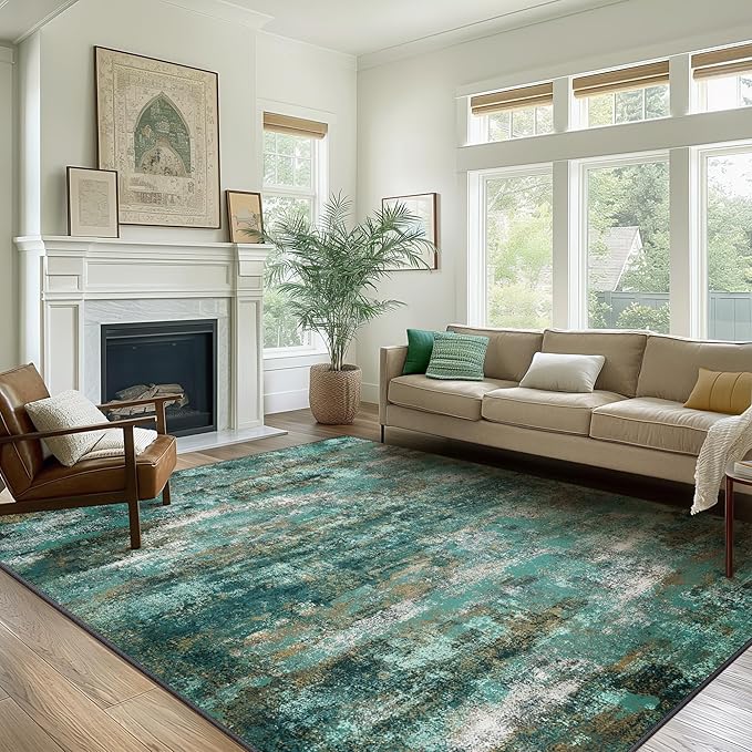 BEIMO Area Rugs 6x9 for Living Room Bedroom, Modern Abstract Machine Washable - Image 2