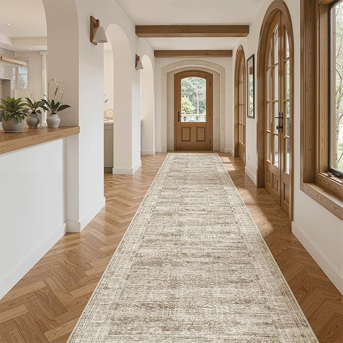 Runner Rug 2'6" x 16' Washable Non-Slip 2.5x16 ft Long Runner Rugs - Image 3