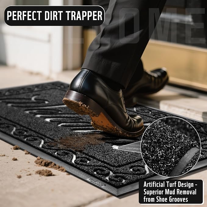 Yimobra Welcome Mat, Heavy Duty Sturdy Door Mats - Image 4