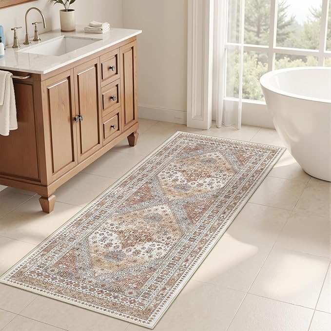Runner Rug 2x6, Ultra-Thin Entryway Rug Non Slip Washable Rugs - Image 5