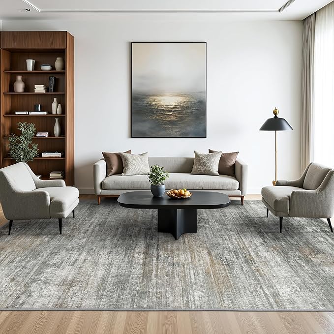 BEIMO Area Rugs 6x9 for Living Room Bedroom, Modern Abstract Machine Washable - Image 2