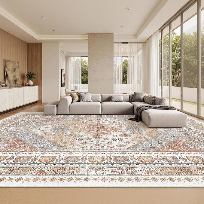 zesthome 12x15 Area Rugs, Large Washable Rug, Ultra-Thin Stain Resistant Rugs - Image 4