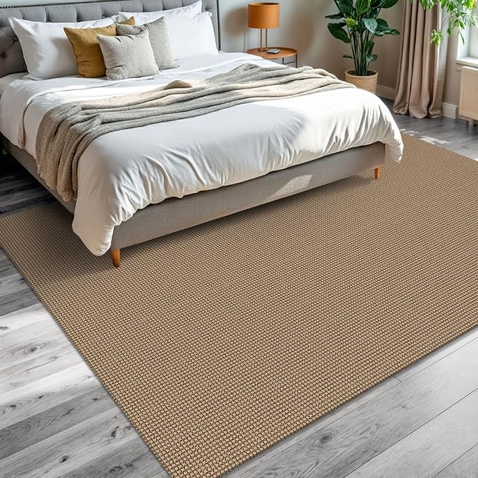 KOZYFLY Washable Area Rug 6x9 ft Rubber Backed Non Slip Rugs - Image 8