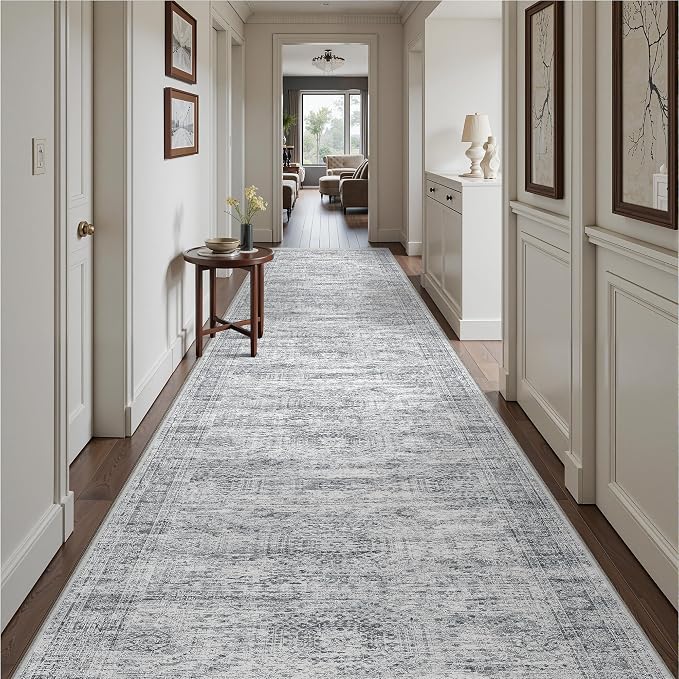 3x16 Washable Runner Rug for Hallway, Non-Slip Long Hallway Runner for Entryway - Image 4