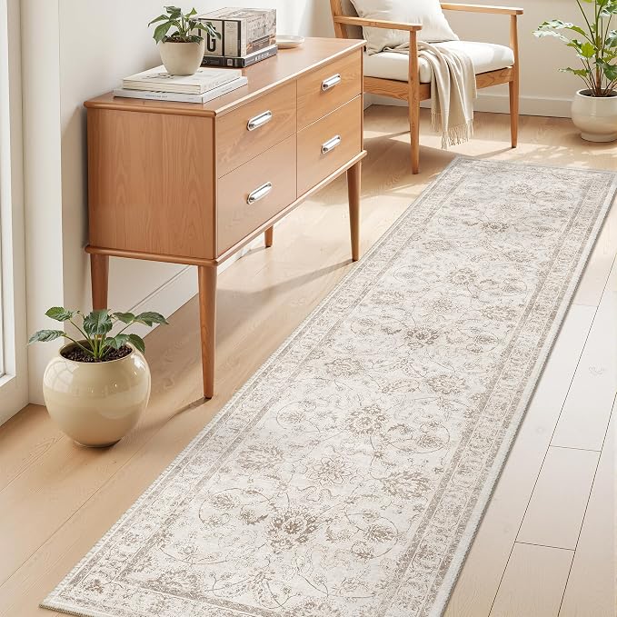 Madane Rug Runner for Hallways 2.5x8, Washable Kitchen Runner Rugs by Madane