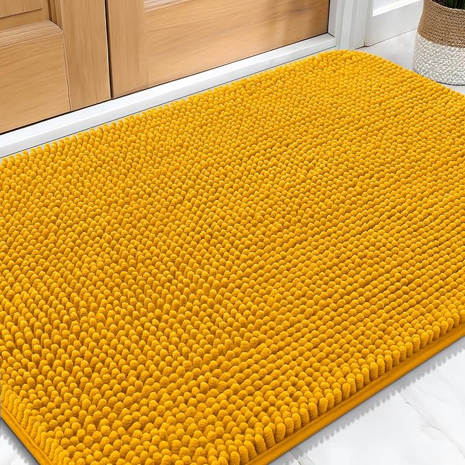 OLANLY Dog Door Mat for Muddy Paws 30x20, Absorbs Moisture and Dirt, Absorbent by OLANLY