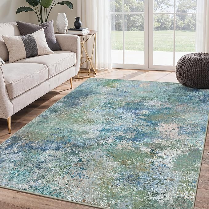 BEIMO Area Rugs 10x14 for Living Room Bedroom, Modern Abstract Machine Washable by BEIMO