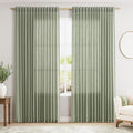 Extra Wide 100 Inch Linen Curtains by Nanspring