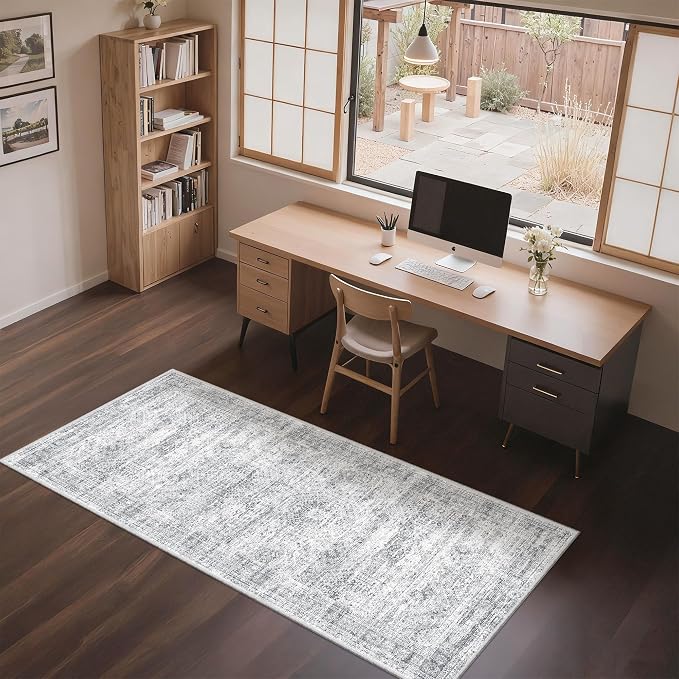 3x6 Runner Rug Non Slip, Thin Entryway Washable Rug - Image 3
