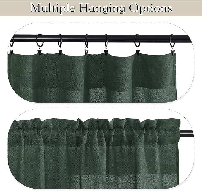 RYB HOME Kitchen Window Curtains - Image 3