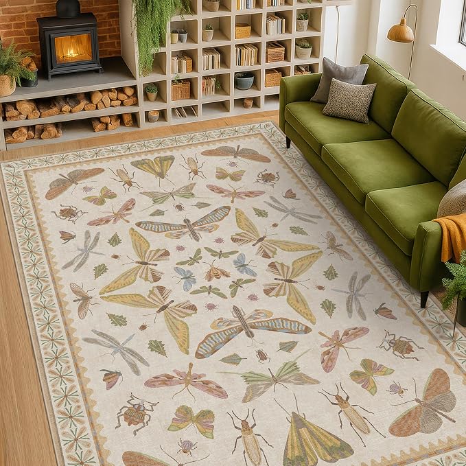 Hazo Haus Beige Dining Table Rug - Image 8