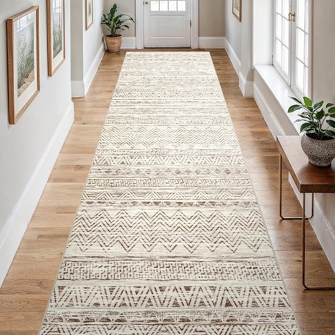 4x12 Washable Hallway Runner Rug：Moroccan Non-Slip Wide Runners - Image 8